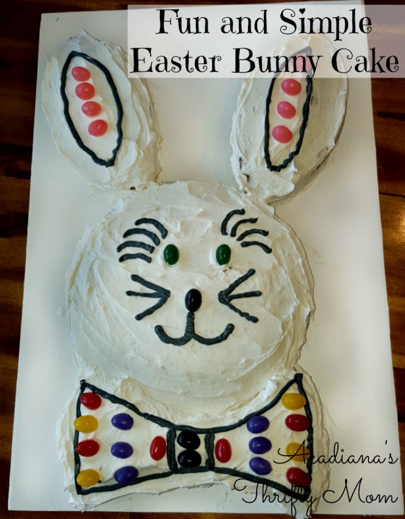 Fun and Simple Easter Bunny Cake Fun and Simple Easter Bunny Cake