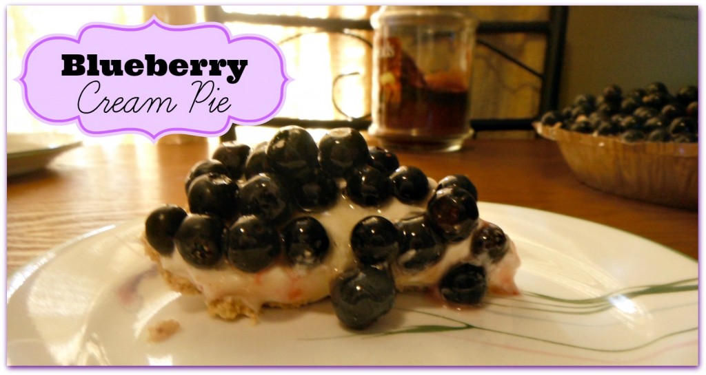 blueberry cream pie