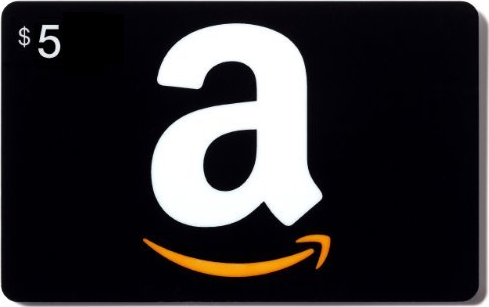 amazon gift card five dollars