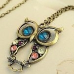owl necklace