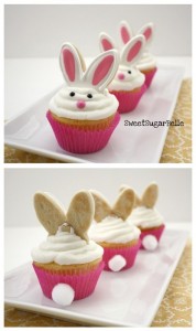bunny cupcakes