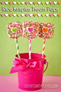 rice crispy valentines