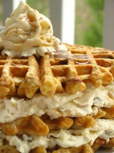 carrot cake waffles