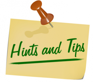hints and tips