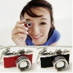 vintage camera necklace