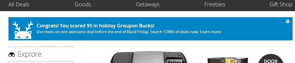 $5 groupon bucks