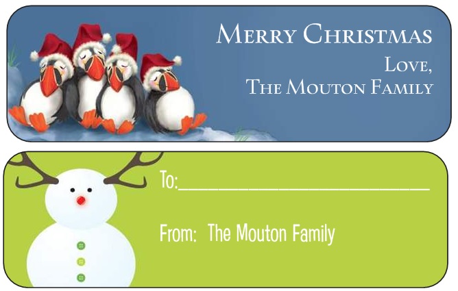 address labels new