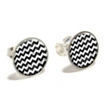 chevron earrings