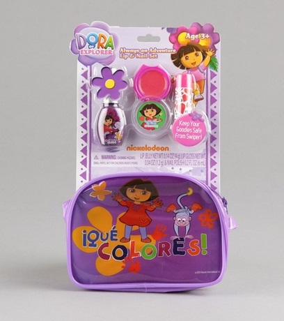 dora lip and nail set