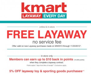 kmart layaway