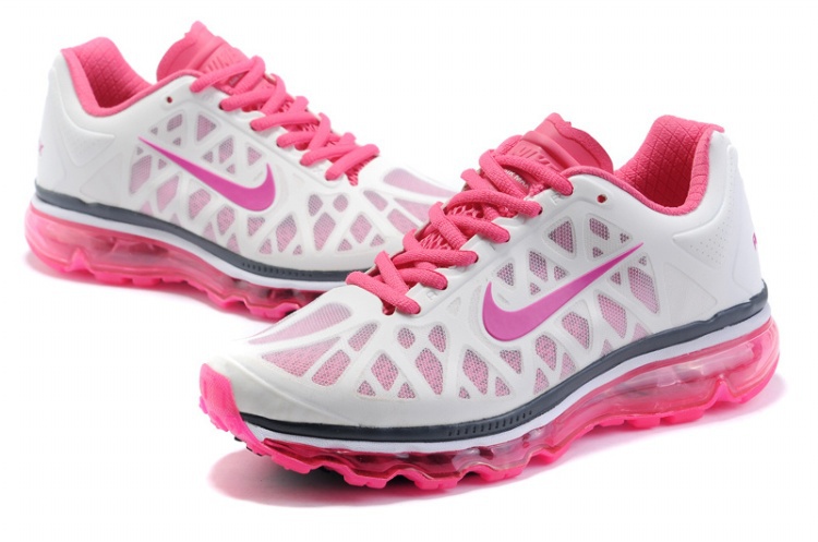 pink running shoes