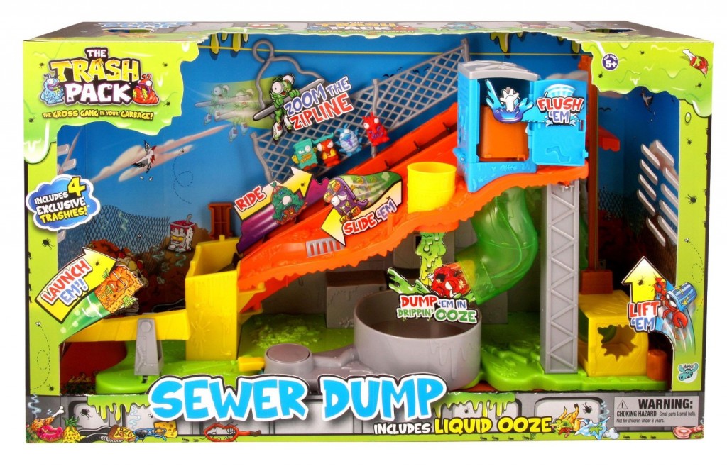 trash pack sewer dump
