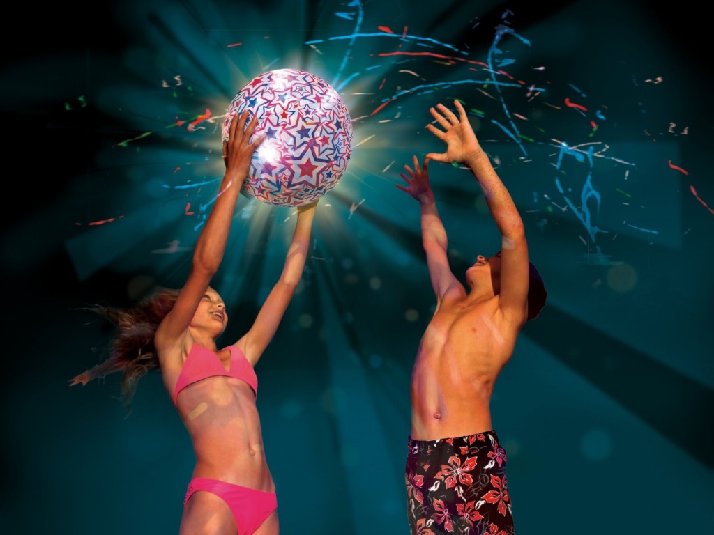 light up beach ball