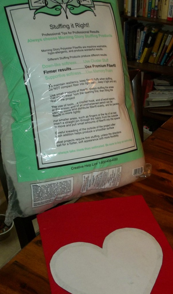 DIY No Sew Heart Pillows