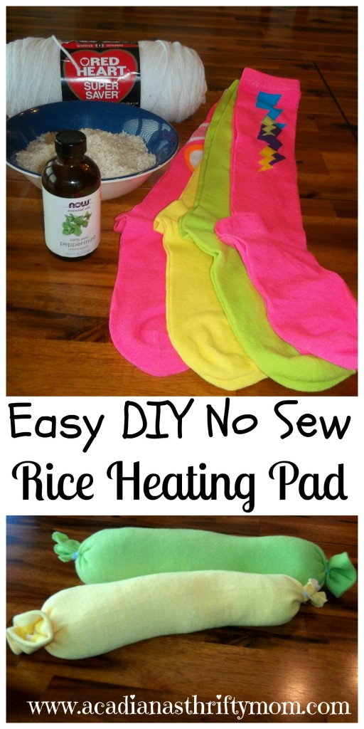 Easy DIY No Sew Rice Heating Pad Easy DIY No Sew Rice Heating Pad