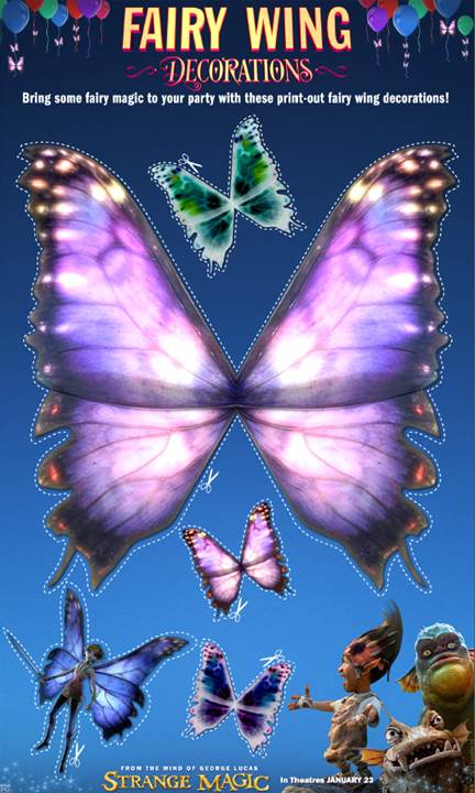strange magic fairy wings