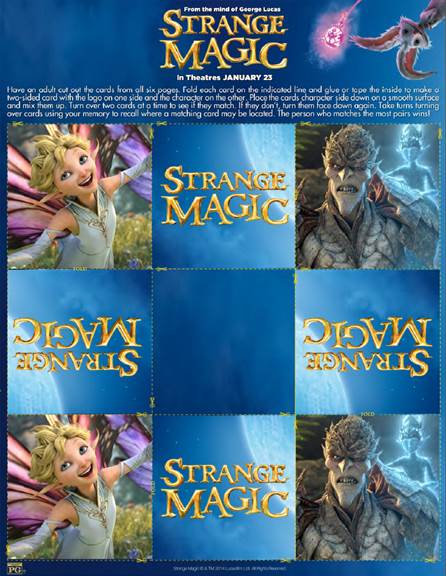 strange magic memory cards pic