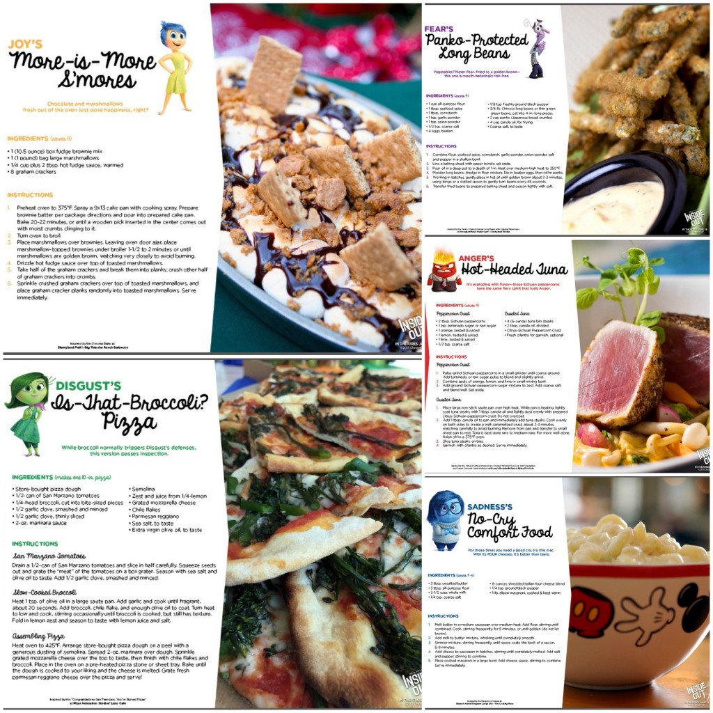 FREE Inside Out Recipes And Activity Sheets #InsideOut