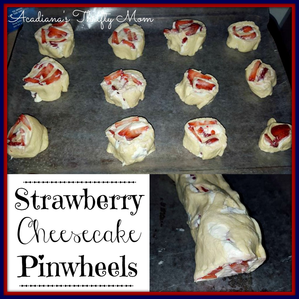strawberry cheesecake pinwheel