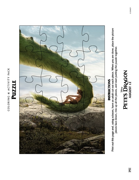 petes dragon puzzle