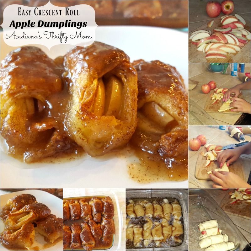 Easy Crescent Roll Apple Dumplings