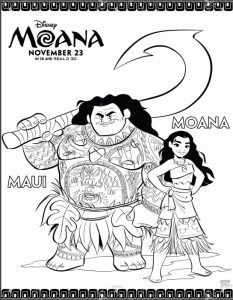 New Moana Coloring and Activity Sheets #Moana