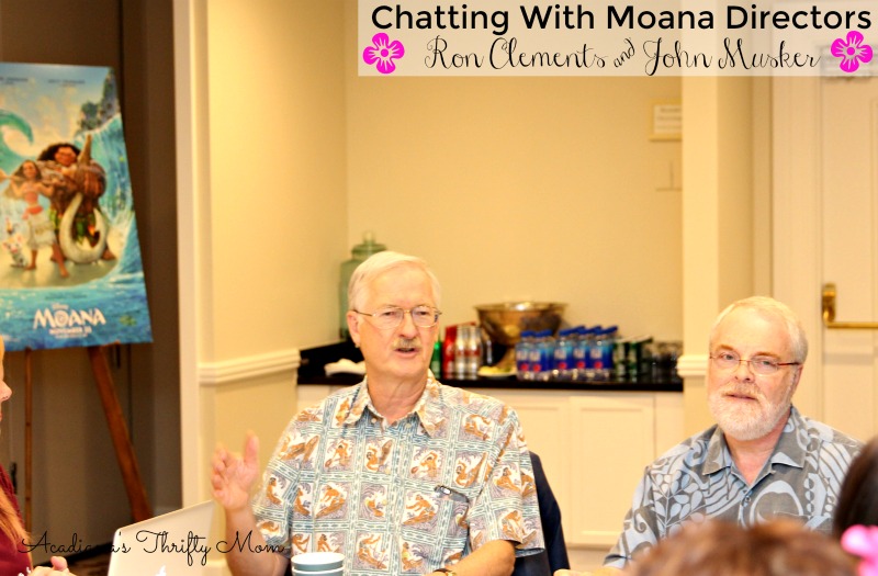 Chatting With Moana Directors And Golden Globe Nominees Ron Clements & John Musker #Moana Chatting With Moana Directors And Golden Globe Nominees Ron Clements & John Musker #Moana