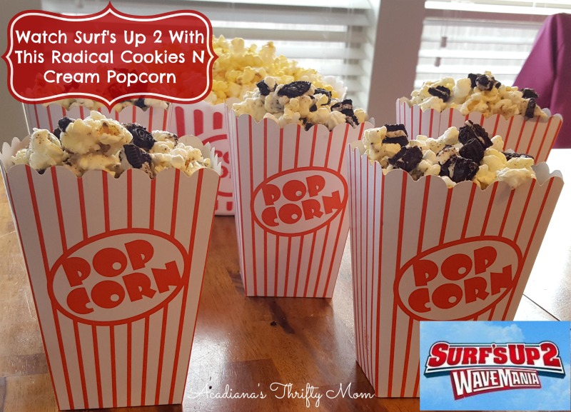 Watch Surf's Up 2 With This Radical Cookies N Cream Popcorn #SurfsUp2 Watch Surf's Up 2 With This Radical Cookies N Cream Popcorn #SurfsUp2