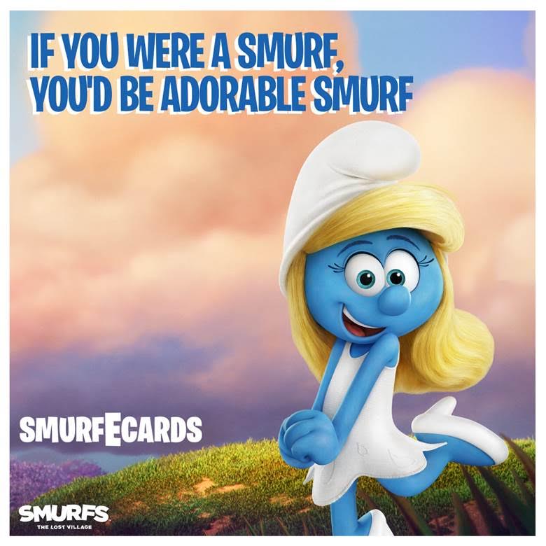 Happy Valentine's Day From The Smurfs #SmurfsMovie Happy Valentine's Day From The Smurfs #SmurfsMovie