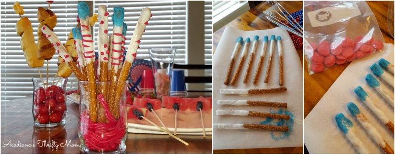 Easy Peasy Firecracker Pretzel Sticks