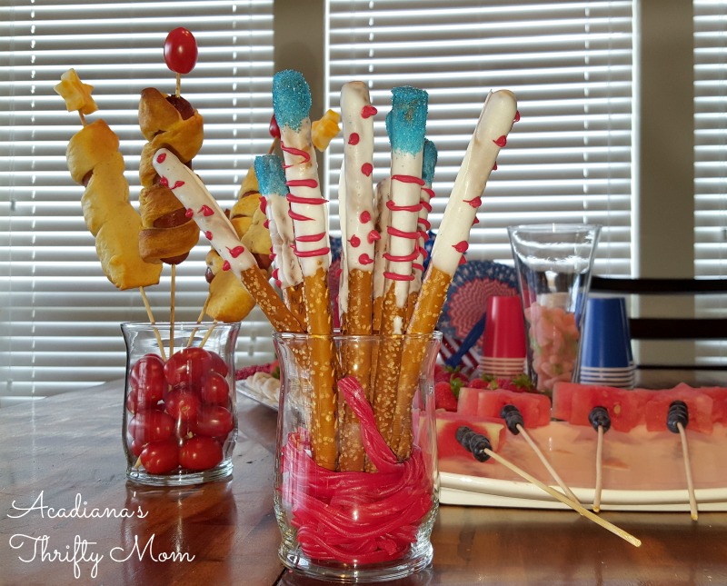 Easy Peasy Firecracker Pretzel Sticks