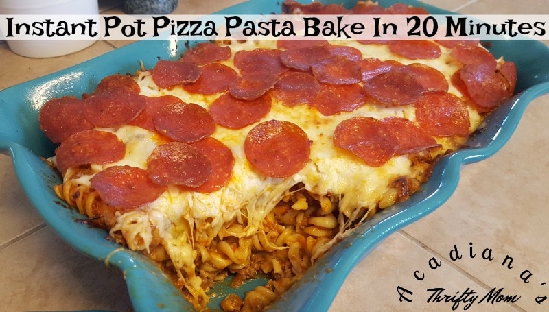 Instant Pot Pizza Pasta Bake In 20 Minutes Instant Pot Pizza Pasta Bake In 20 Minutes