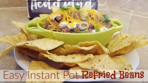 Easy Instant Pot Refried Beans