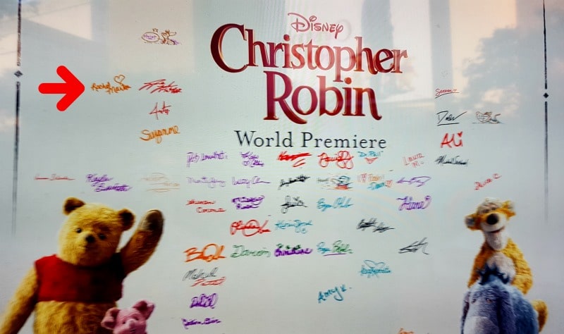 Disney's Christopher Robin Took Me Down The Red Carpet Into The Hundred Acre Wood