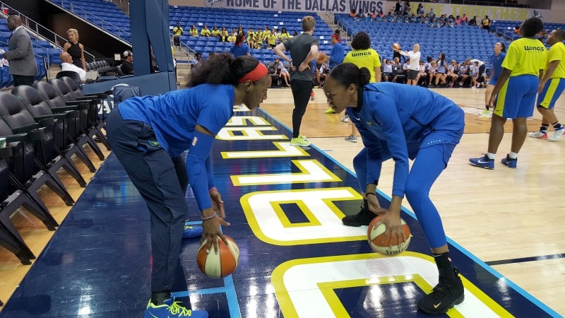 The WNBA Dallas Wings. An Inspiring Show Of Strength, Teamwork, and Athleticism