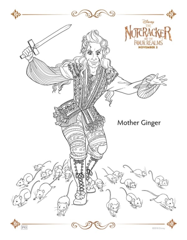 Free Printable Coloring Pages For The Nutcracker And The Four Realms Free Printable Coloring Pages For The Nutcracker And The Four Realms