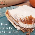 No Bake Pumpkin Pie Cheesecake Bars