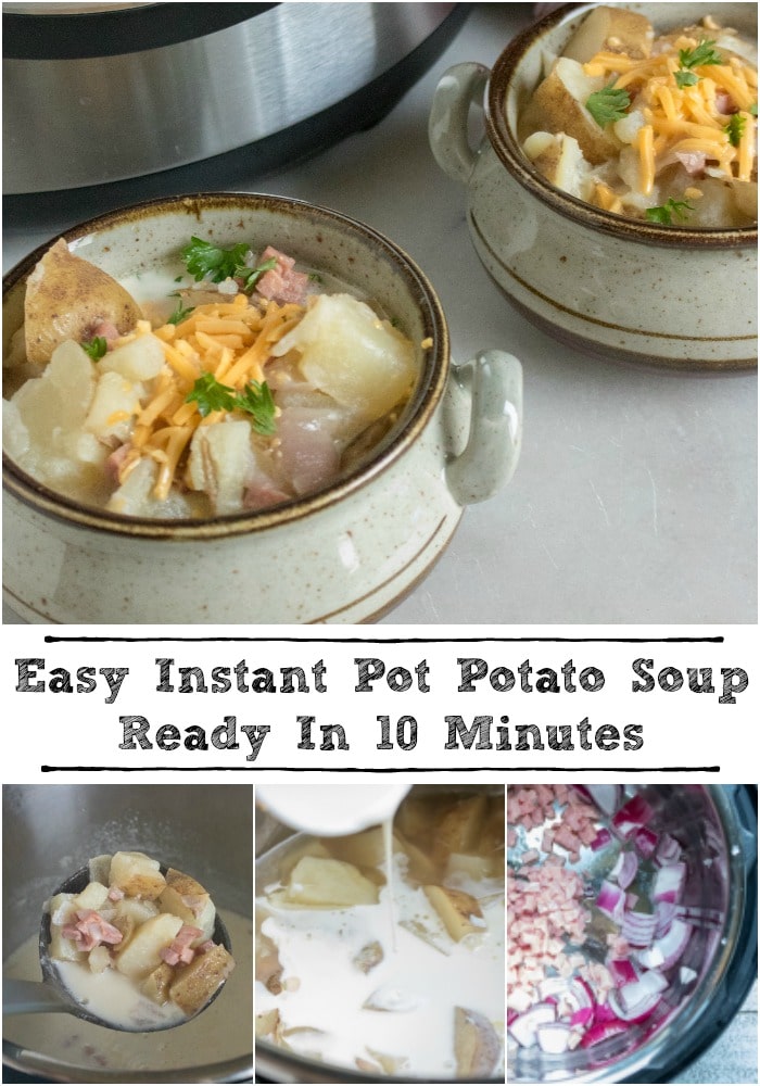 Easy Instant Pot Potato Soup Ready In 10 Minutes