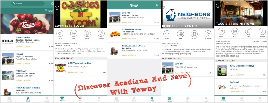 Discover Acadiana And Save With Towny Discover Acadiana And Save With Towny