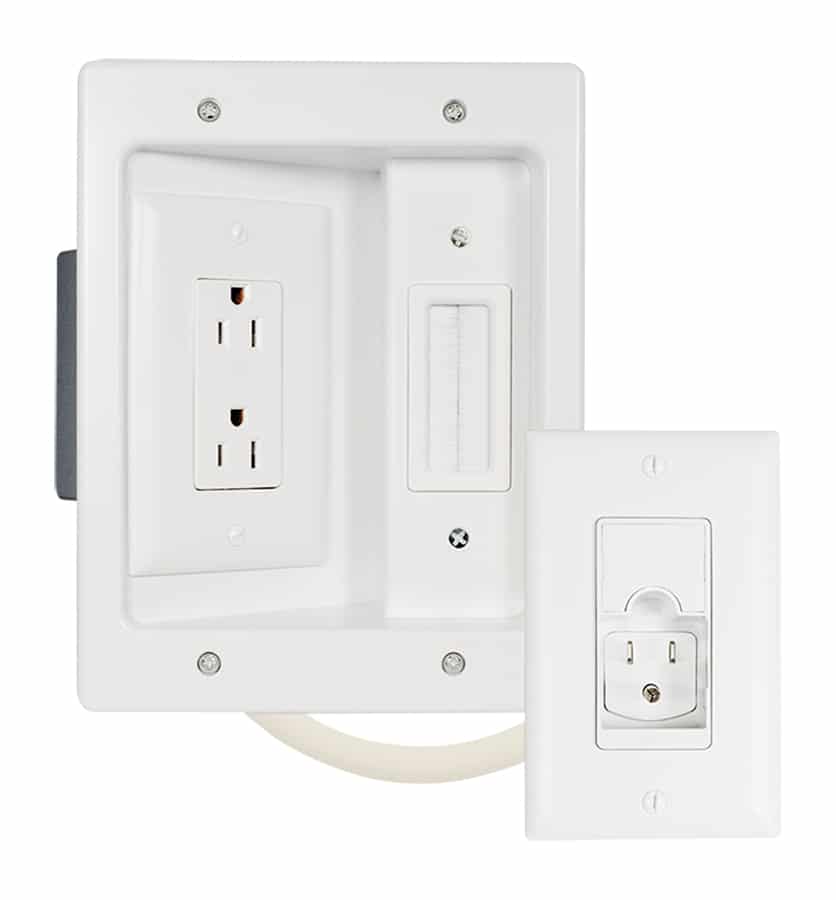 I Am In Love With Everything About The Legrand In-Wall TV Power Kit From Best Buy