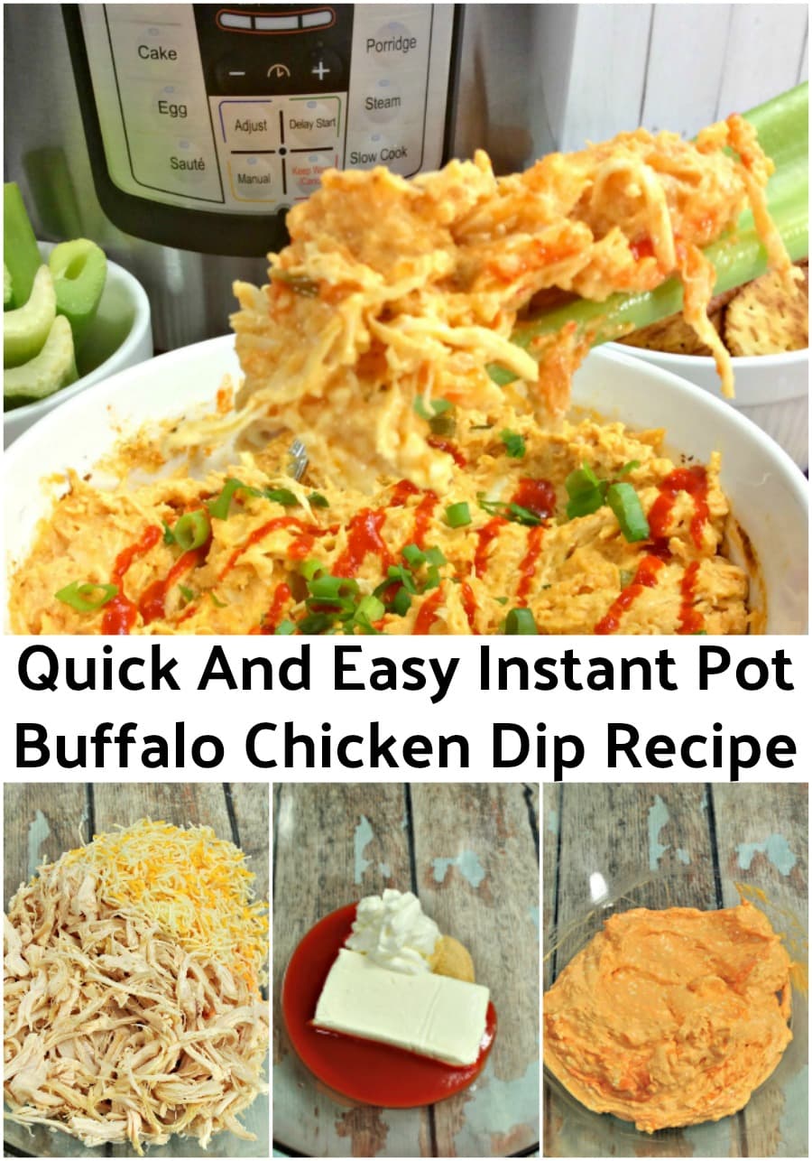 Quick And Easy Instant Pot Buffalo Chicken Dip Recipe