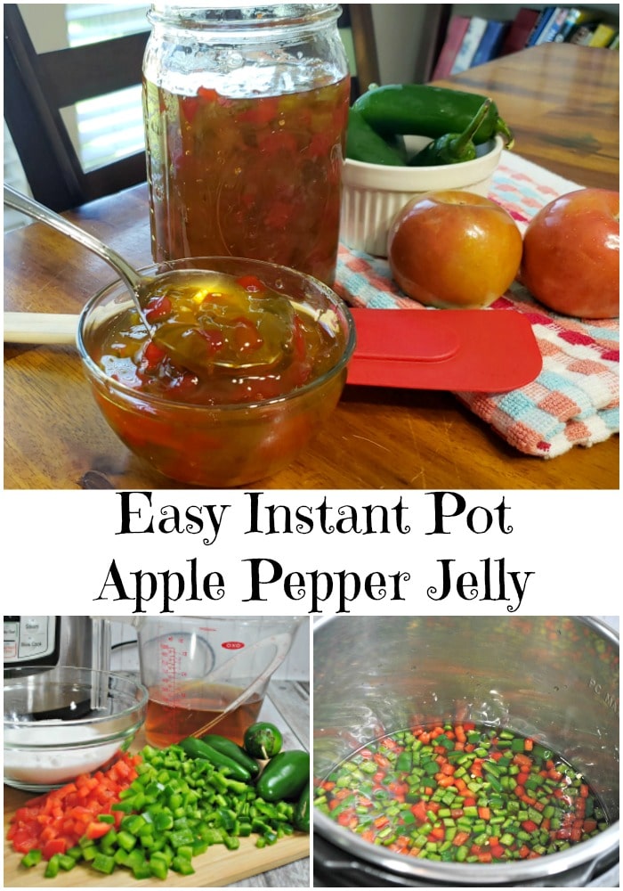 Easy Instant Pot Apple Pepper Jelly