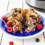 Instant Pot Summer Berry Bread Pudding