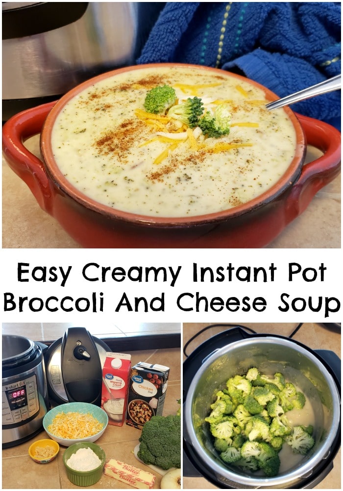 Easy Creamy Instant Pot Broccoli And Cheese Soup