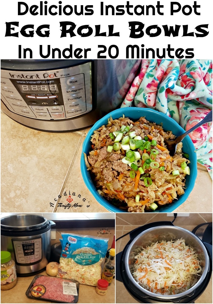 Delicious Instant Pot Egg Roll Bowls In Under 20 Minutes Delicious Instant Pot Egg Roll Bowls In Under 20 Minutes