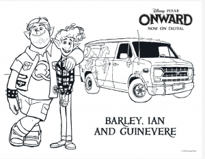Onward is now available Digitally on Movies Anywhere And We Have Free Activity Pages