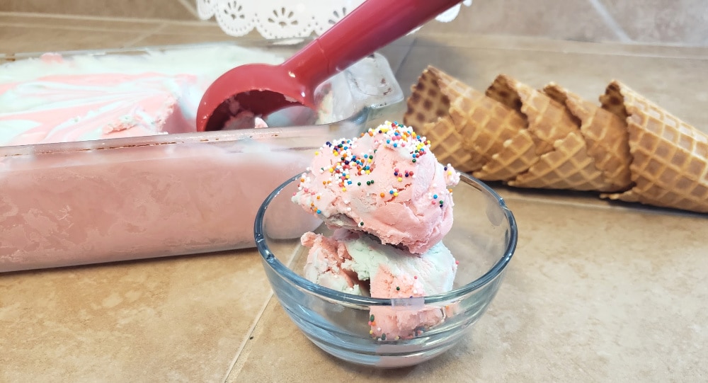 Simple Homemade Kool Aid Unicorn Ice Cream With Just 3 Ingredients