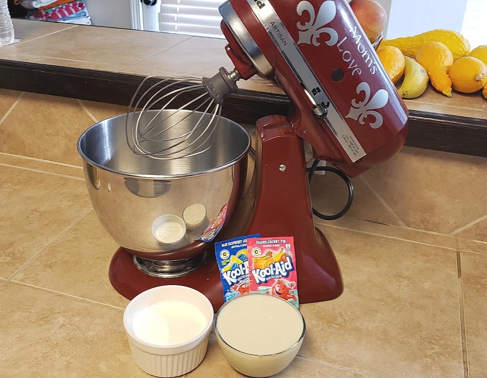 Simple Homemade Kool Aid Unicorn Ice Cream With Just 3 Ingredients