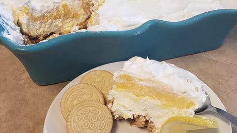 Easy Layered Lemon Lasagna No Bake Dessert