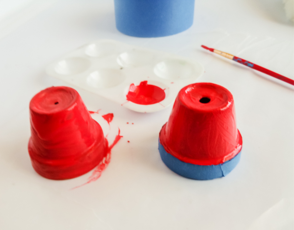 Santa and Mrs. Claus Terra Cotta Bell Ornament Craft